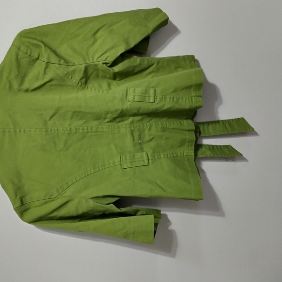 Green Button-Up Jacket - Picture 3 of 7